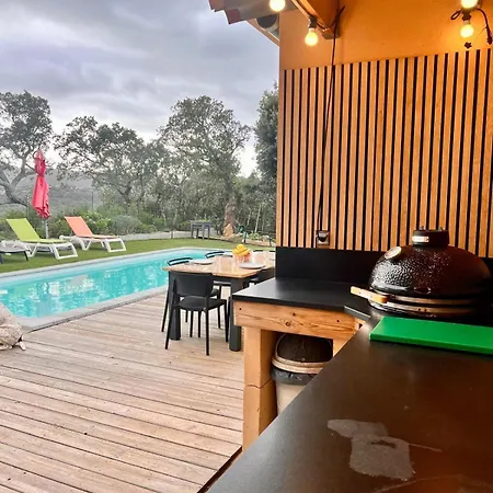 Maison Terra Bella, Experience Authentique En Plein Coeur Du Maquis, Piscine Feriehus *